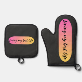 Set De Manoplas vivir mi mejor vida