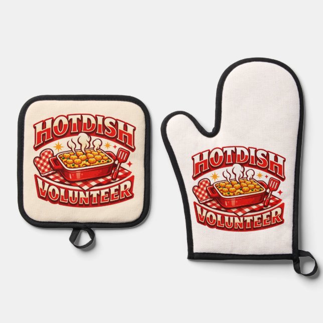 Set De Manoplas Voluntario de HOTDISH (Anverso)
