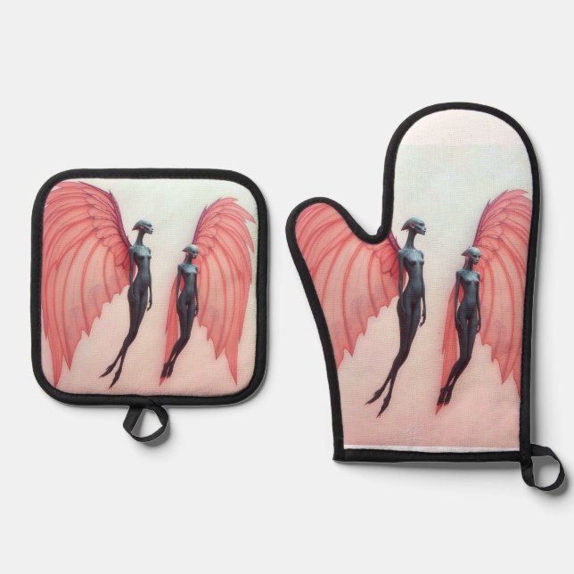 Set De Manoplas „Wächterinnen der Zwischenwelt“   (Anverso)