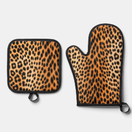 Set De Manoplas Wild Leopard Energy – Bold Animal Print Fashion