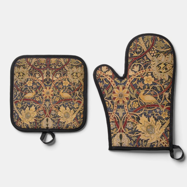 Set De Manoplas William Morris Bullerswood Faux Tapestry (Anverso)