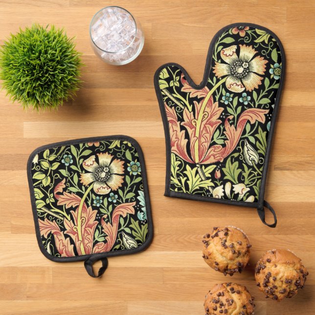 Set De Manoplas William Morris Compton Wallpaper Classic (De arriba hacia abajo)