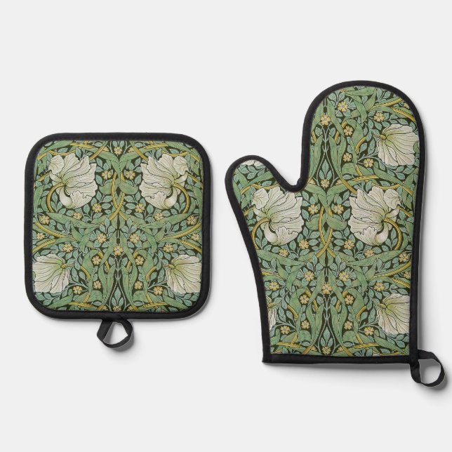 Set De Manoplas William Morris - Pimpernel (Anverso)