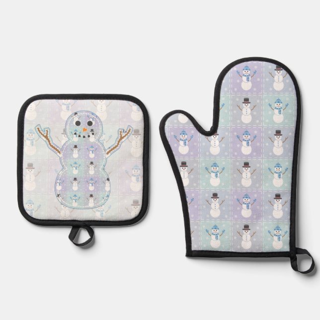 Set De Manoplas Winter Quilt (Anverso)