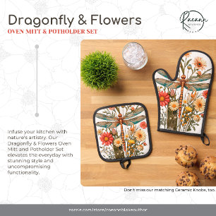 Set de Manoplas y Agarraderas para Horno DragonFly