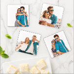 Set De Posavasos Crear su propia foto Personalizado única<br><div class="desc">Carga fácilmente tus fotos favoritas para crear un conjunto de 4 tiras de acrílico. 4" cuadrado x 1/4" de gruesa superficie lisa brillante con bordes redondeados biselados. ¡Buena idea de regalo!</div>