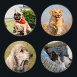 Set De Posavasos Crear sus propias fotos de Mascotas familiares<br><div class="desc">4 Plantilla de fotos Juego de Pascuas Personalizadas — ¡¡amo a los mascotas (uno era mío)!! Personalice con sus propias palabras cada foto o deje en blanco para borrarla. Rellena fácilmente con adorables y memorables fotos del mascota de la familia para crear un conjunto de 4 tiras de acrílico. ¡Qué...</div>