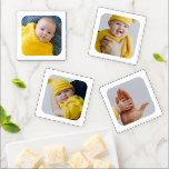 Set De Posavasos Fácil Personalización De Su Propia Foto Única<br><div class="desc">Fácil Personaliza tu propio juego de cuentagotas fotográficas de Ricaso - agrega tus propias fotos o arte a este gran conjunto - hace posible hacer una idea única de bigote o regalo</div>