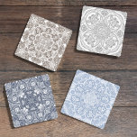 Set De Posavasos Juego de montaña rusa neutra de arte de fallos<br><div class="desc">Este conjunto de gallos inspirados en la naturaleza presentan una huella de fallo de orden diferente en cada cuadrado de montaña en neutrales azules y tranquilos. Dibujos intrincados de abejas, saltamontes, mariposas monarcas y escarabajos decorarán tu espacio y actuarán como pequeños objetos originales, funcionales y artísticos. Los magníficos patrones de...</div>