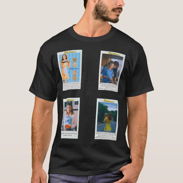 Set de Stickers / Camiseta de la Película Waitress (Anverso)