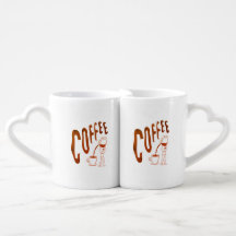 Set de tazas de café.