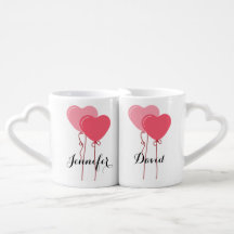 Amantes románticos El día de San Valentín de coraz