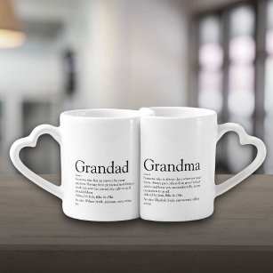 Set De Tazas De Café Cita de definición de abuelo