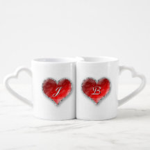 Crystal Heart con monograma