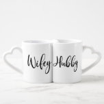 Set De Tazas De Café El regalo de los Bodas de los amantes del peluche<br><div class="desc">El regalo de los Bodas de los amantes del peluche y del marisco</div>