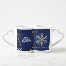 Set De Tazas De Café Feliz Navidad