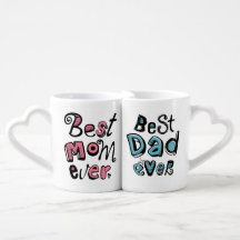 Mejor mamá Mejor papá Diseño de texto