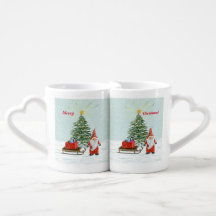 Navidades Gnome Nested Mugs