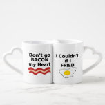 SET DE TAZAS DE CAFÉ NO VAYAS A BACON MI CORAZÓN, NO PODRÍA SI ME FRÍA.<br><div class="desc">NO VAYAS A BACON MI CORAZÓN,  NO PODRÍA SI ME FRÍA. BACON Y HUEVOS. DESAYUNO HUMOR. BRUNCH COFFEE MUG. DESAYUNO COMIDA. ME ENCANTA BACON. ADICTO DE HUEVO. CAFÉ DEL DOMINGO DE DOMINGO. HUEVO FRITO. FRANJA DE BACON. DESAYUNO DIVERTIDO. NO VAYAS A ROMPER MI CORAZÓN. KIKI.</div>