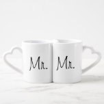 Set De Tazas De Café Sr. y Sr. Mugs<br><div class="desc">Sr. y Sr. Mugs</div>