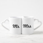Set De Tazas De Café ¡Sr. y Sra. Coffee mug!<br><div class="desc">¡Por un par de vínculos encantadores con su amor por el café! Qué gran regalo de boda sería este.</div>