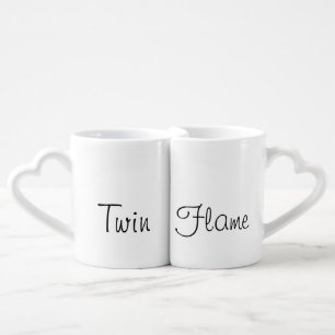 Set De Tazas De Café #TwinFlame Pareja Mug White
