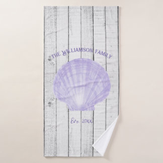 Set de toalla de baño de la cubierta de vieiras mo