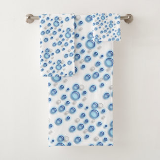 Set de toallas - Burbujas azules