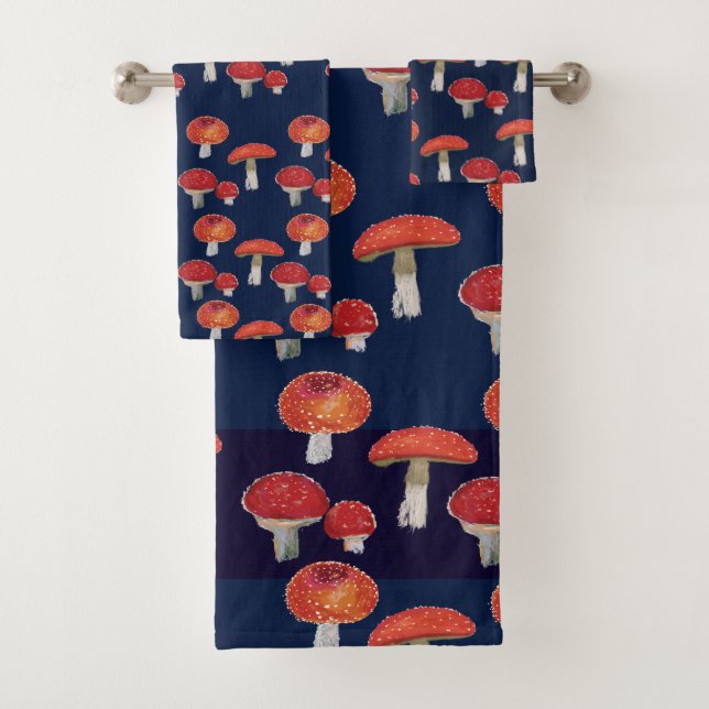 Set de toallas de baño Amanita Muscaria (In situ)