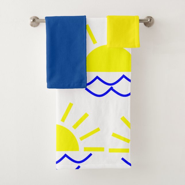 Set de toallas de baño Boho Sun (In situ)