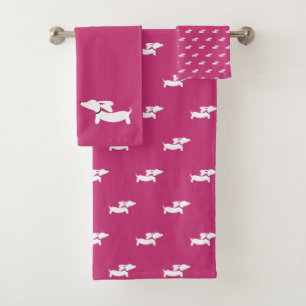 Set de toallas de baño Dachshund 3 Pieza Doxie