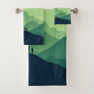 Set de toallas de baño de algodón premium - suave 