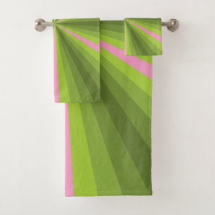 Set de toallas de baño de alusión de primavera