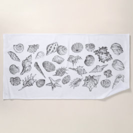 Set de toallas de baño de conchas