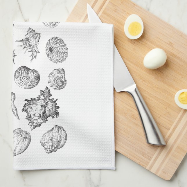 Set de toallas de baño de conchas (Doblado Cuarto)