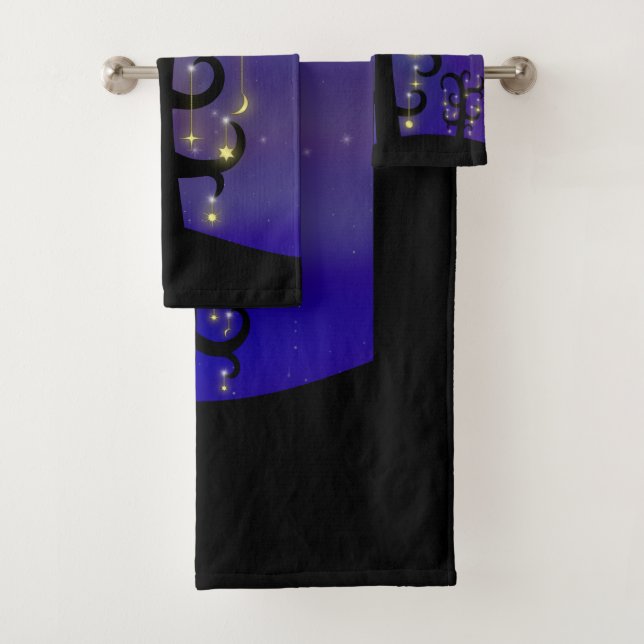 Set de toallas de baño de hueso de estrellas (In situ)