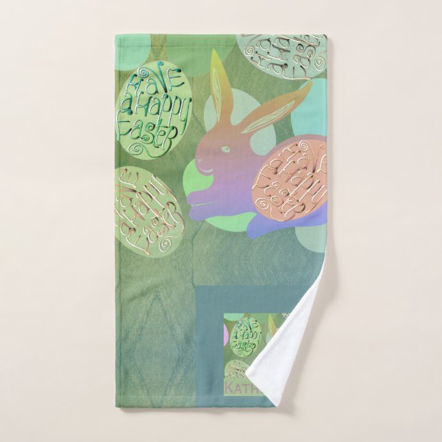 Set de toallas de baño de huevos para bolas de con (Toalla de mano)