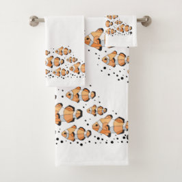 Set de toallas de baño de pez lobo