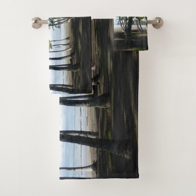 Set de toallas de baño en la playa de Sámara (In situ)