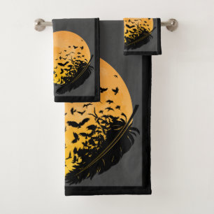 Set de toallas de baño Feathered Raven
