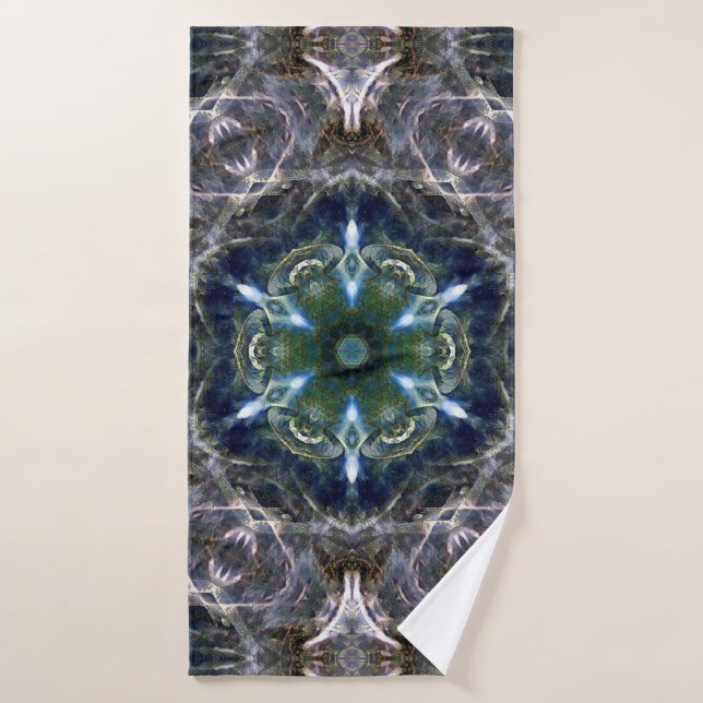 Set de toallas de baño Folk Mandala (Toalla de baño)