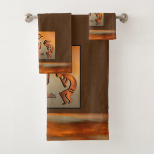Set de toallas de baño Kokopelli para el suroeste