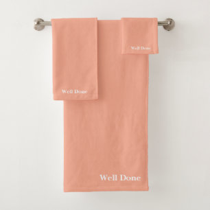 Set de toallas de baño Melon bien hecho