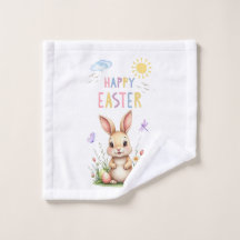 Set de toallas de baño para conejo de Pascua