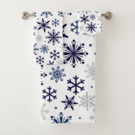 Set de toallas de baño para copas de nieve