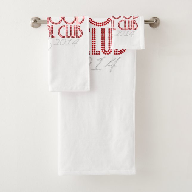 Set de toallas de baño para el aniversario de SSSC (In situ)