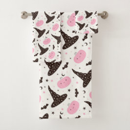 Set de toallas de baño para el tema de Halloween