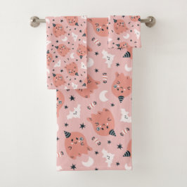 Set de toallas de baño para el tema de Halloween