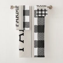 Set de toallas de baño para granjas