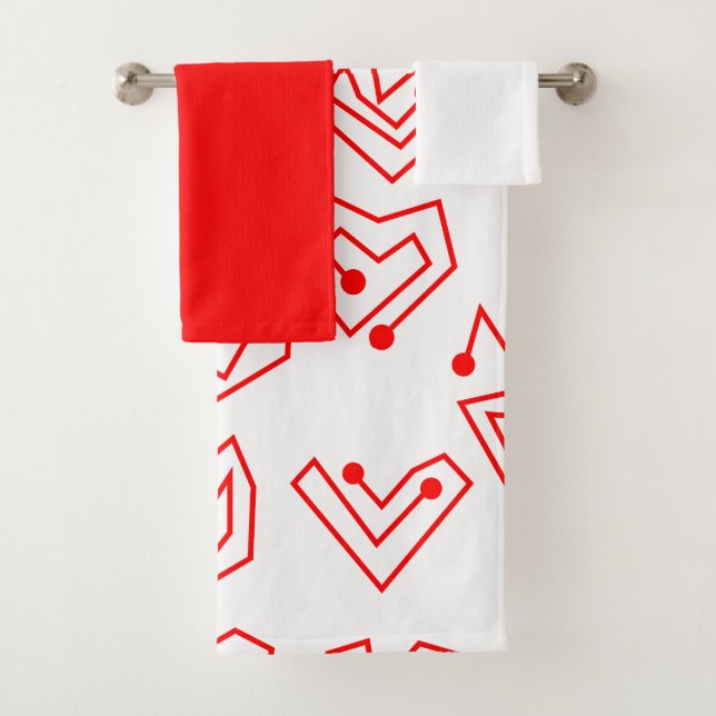 Set de toallas de baño para los Mazes de San Valen (In situ)